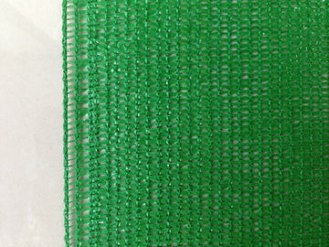 緑の HDPE の庭の陰の塀の網、プラスチック庭の網